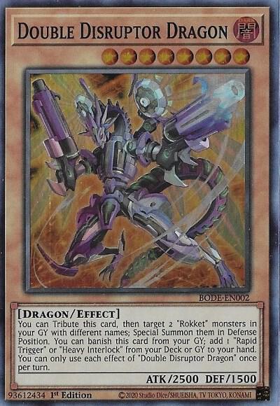 Double Disruptor Dragon BODE-EN002 (Burst of Destiny)  - 1st Edition