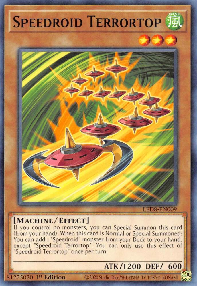 Speedroid Terrortop LED8-EN009 (Legendary Duelists: Synchro Storm)  - 1st Edition