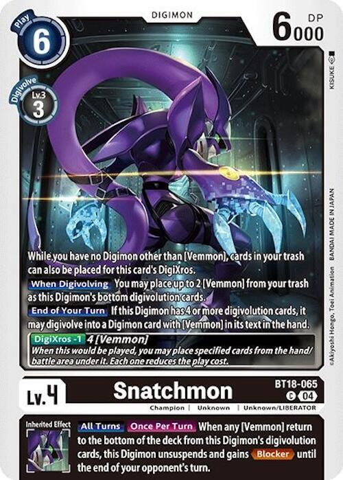 Snatchmon BT18-065 C (Release Special Booster 2.0) 