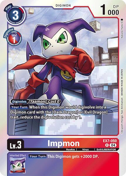 Impmon EX7-050 R (Digimon LIBERATOR)  - Foil