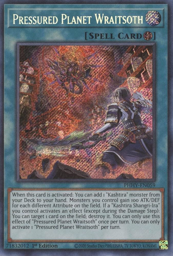 Pressured Planet Wraitsoth PHHY-EN059 (Photon Hypernova)  - 1st Edition