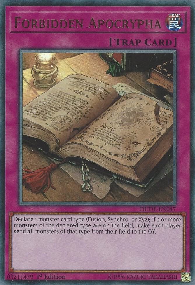 Forbidden Apocrypha DUDE-EN047 (Duel Devastator)  - 1st Edition