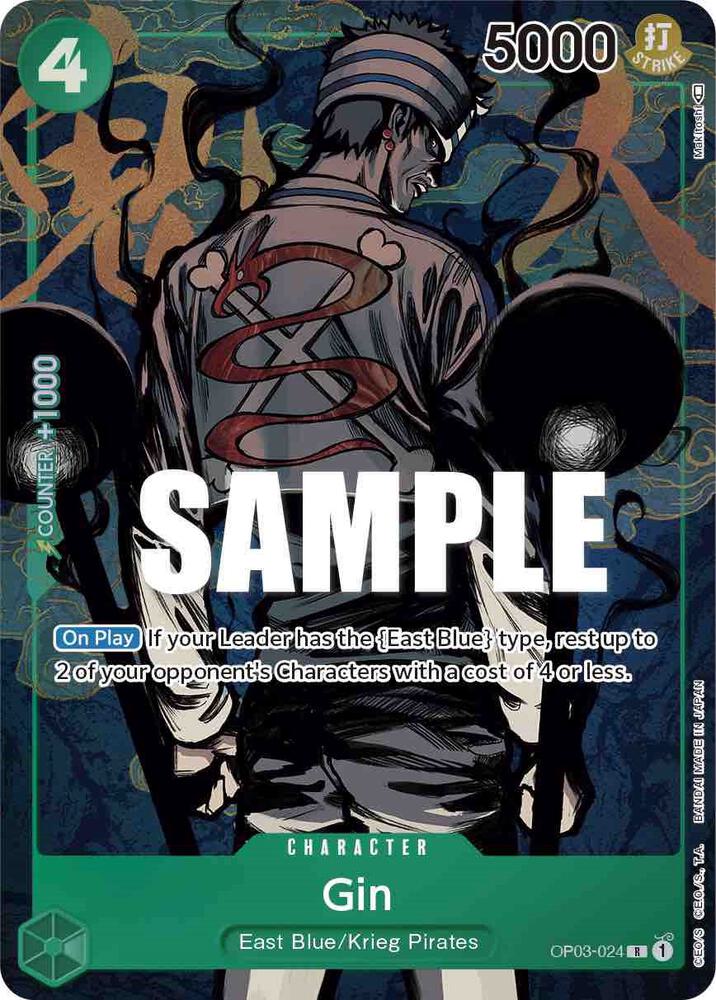 Gin OP03-024 (Pillars of Strength)  - Alternate Art Foil
