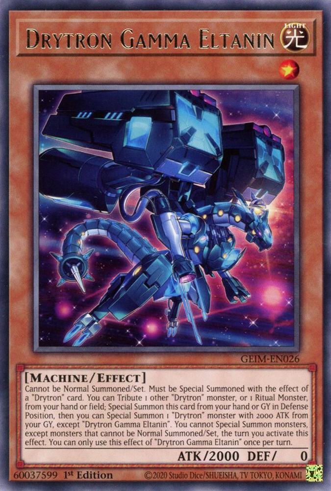 Drytron Gamma Eltanin GEIM-EN026 (Genesis Impact)  - 1st Edition