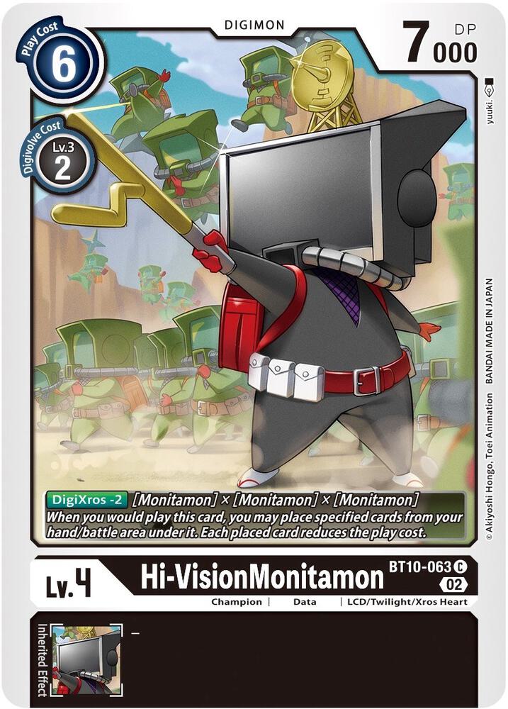 Hi VisionMonitamon BT10-063 C (Xros Encounter) 