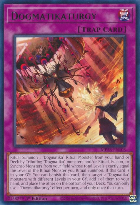 Dogmatikaturgy MP23-EN103 (25th Anniversary Tin: Dueling Heroes Mega Pack)  - 1st Edition