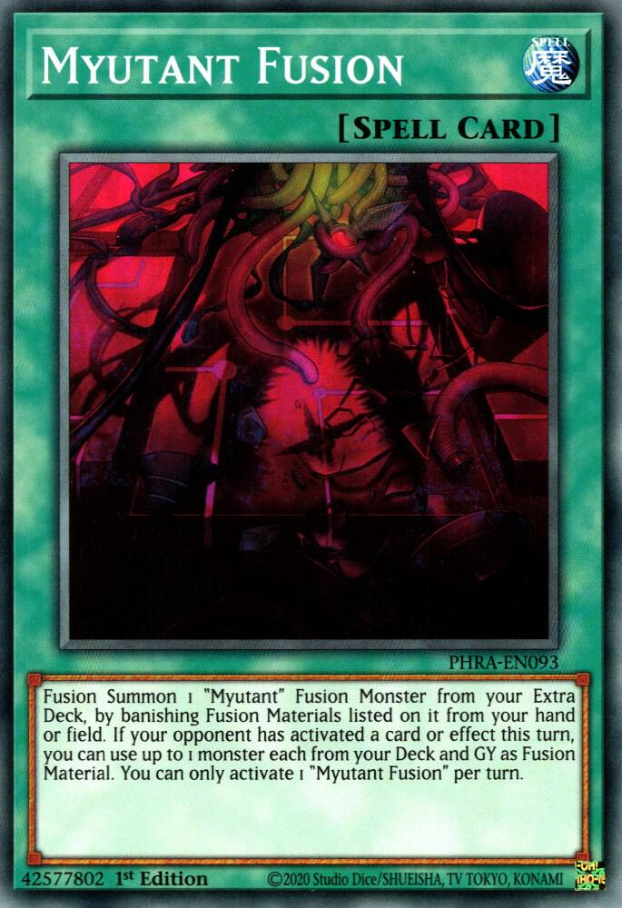 Myutant Fusion PHRA-EN093 (Phantom Rage)  - 1st Edition