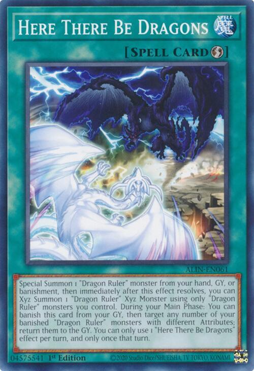 Here There Be Dragons ALIN-EN061 (Alliance Insight)  - 1st Edition