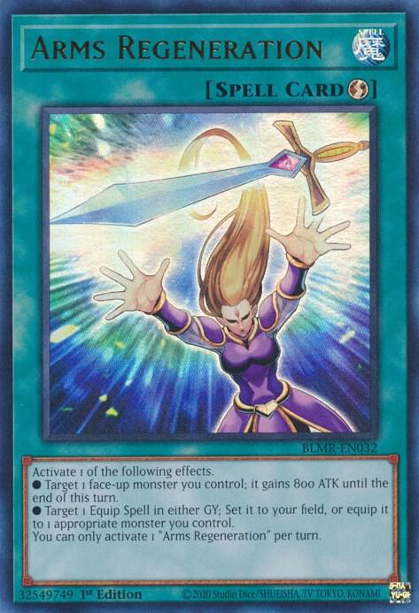 Arms Regeneration BLMR-EN032 (Battles of Legend: Monstrous Revenge)  - 1st Edition