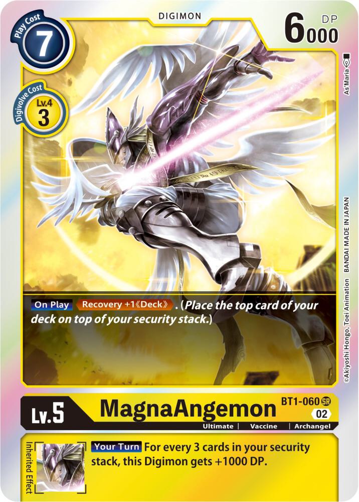 MagnaAngemon BT1 060 Resurgence Booster Reprint BT1-060 SR (Resurgence Booster)  - Foil