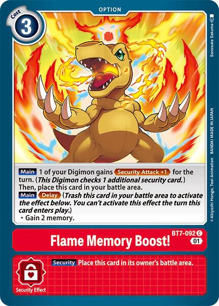 Flame Memory Boost BT7-092 C (Next Adventure) 
