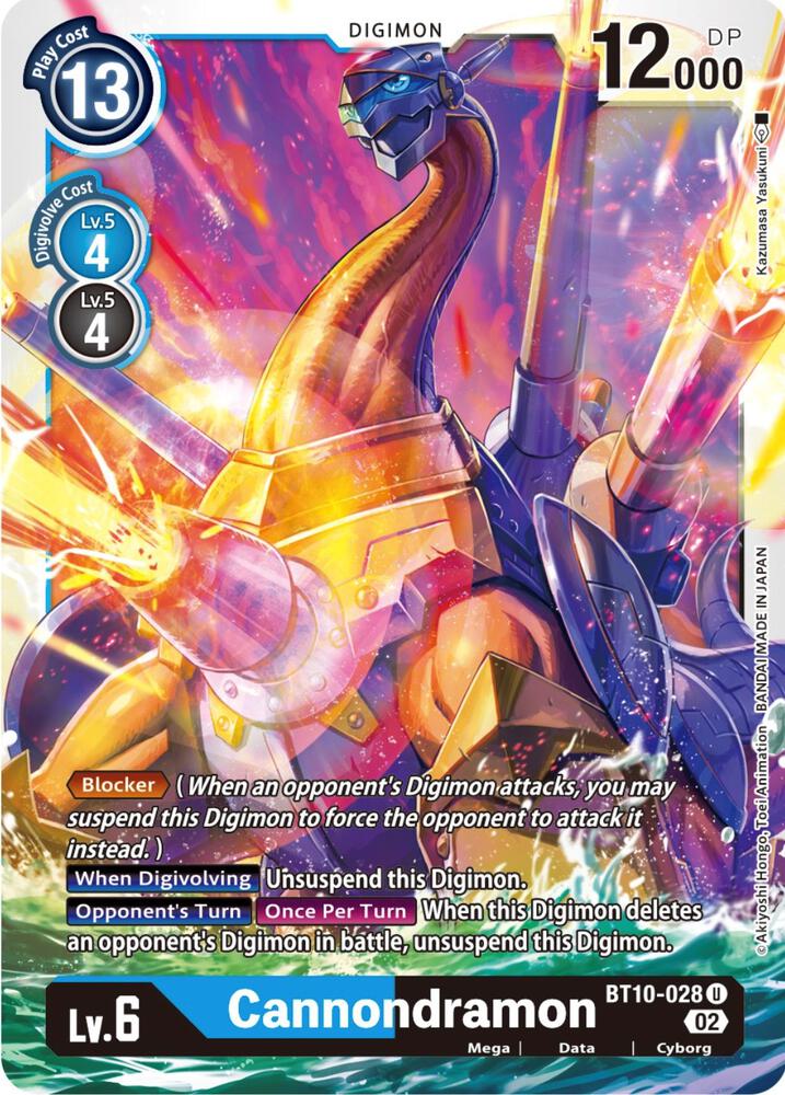 Cannondramon BT10-028 U (Xros Encounter) 
