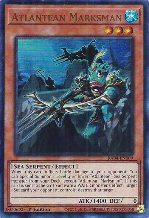 Atlantean Marksman UR RA04-EN009 (Quarter Century Stampede)  - 1st Edition