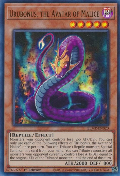 Urubonus, the Avatar of Malice BLMR-EN020 (Battles of Legend: Monstrous Revenge)  - 1st Edition