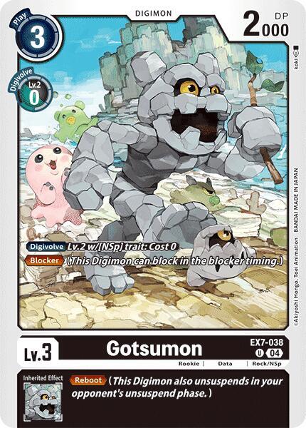 Gotsumon EX7-038 U (Digimon LIBERATOR) 