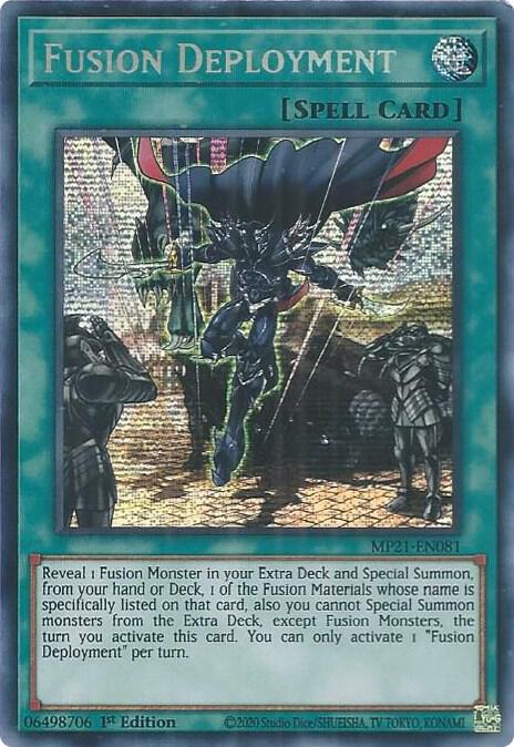 Fusion Deployment MP21-EN081 (2021 Tin of Ancient Battles)  - 1st Edition