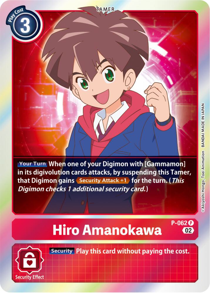 Hiro Amanokawa P 062 Resurgence Booster Reprint P-062 P (Resurgence Booster)  - Foil