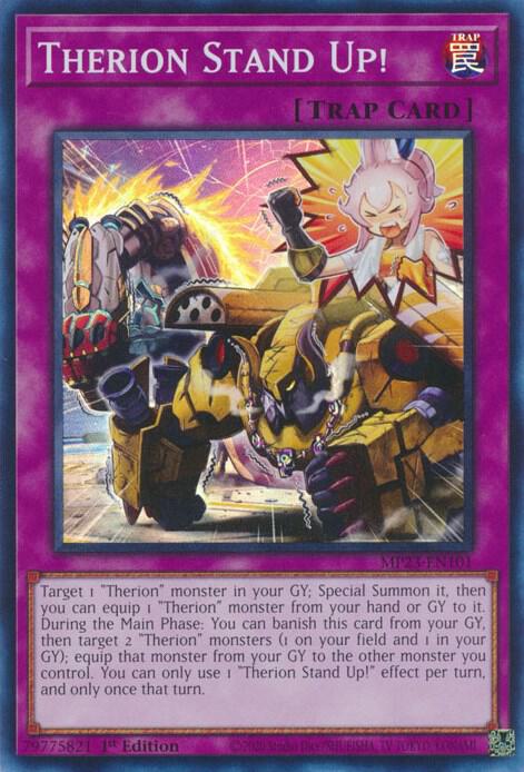 Therion Stand Up MP23-EN101 (25th Anniversary Tin: Dueling Heroes Mega Pack)  - 1st Edition