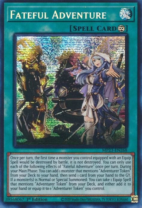 Fateful Adventure MP23-EN268 (25th Anniversary Tin: Dueling Heroes Mega Pack)  - 1st Edition