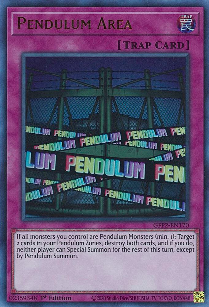 Pendulum Area GFP2-EN170 (Ghosts From the Past: The 2nd Haunting)  - 1st Edition