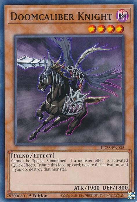 Doomcaliber Knight LDS3-EN005 (Legendary Duelists: Season 3)  - 1st Edition