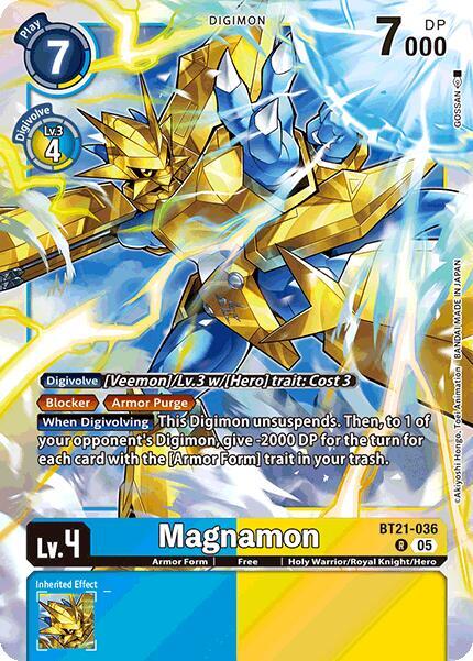 Magnamon BT21-036 R (World Convergence)  - Foil