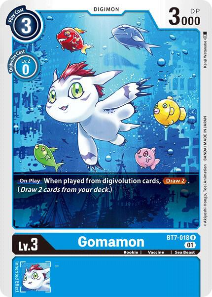 Gomamon BT7-018 U (Next Adventure) 