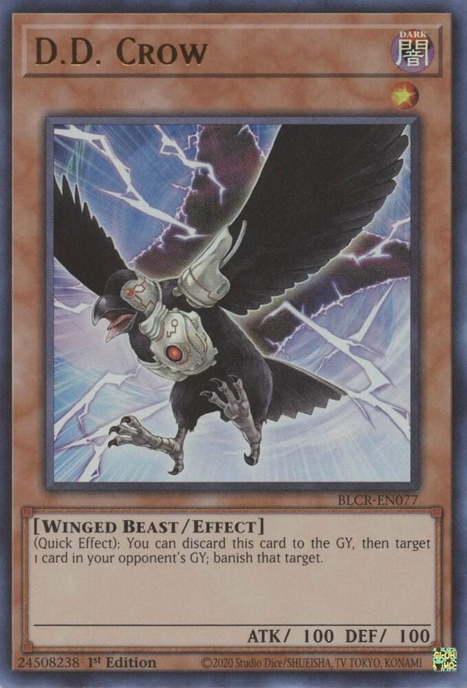 D.D. Crow BLCR-EN077 (Battles of Legend: Crystal Revenge)  - 1st Edition