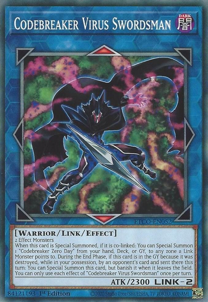 Codebreaker Virus Swordsman ETCO-EN052 (Eternity Code)  - 1st Edition
