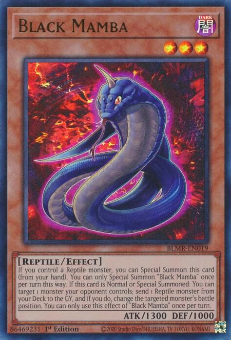 Black Mamba BLMR-EN019 (Battles of Legend: Monstrous Revenge)  - 1st Edition