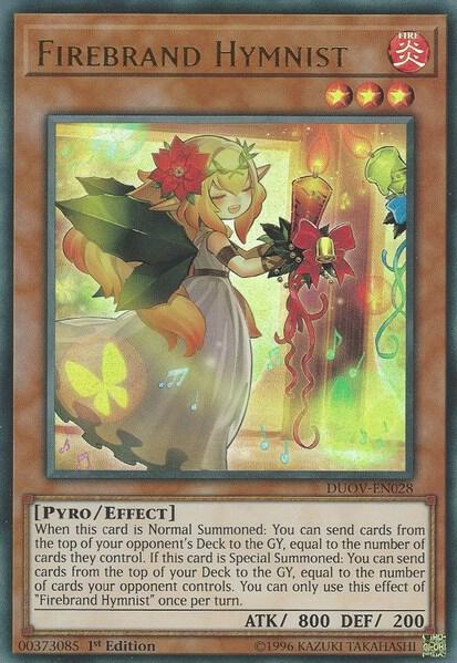 Firebrand Hymnist DUOV-EN028 (Duel Overload)  - 1st Edition