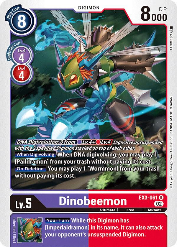 Dinobeemon EX3-061 U (Draconic Roar) 