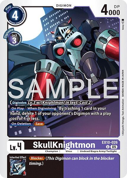 SkullKnightmon EX10-026 U (Sinister Order) 