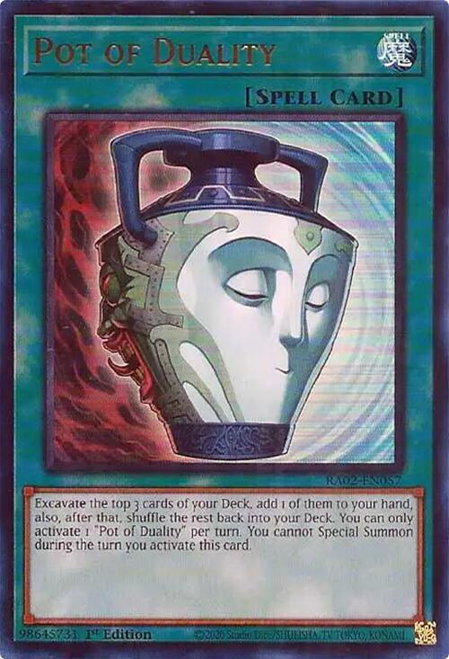 Pot of Duality UR RA02-EN057 (25th Anniversary Rarity Collection II)  - 1st Edition