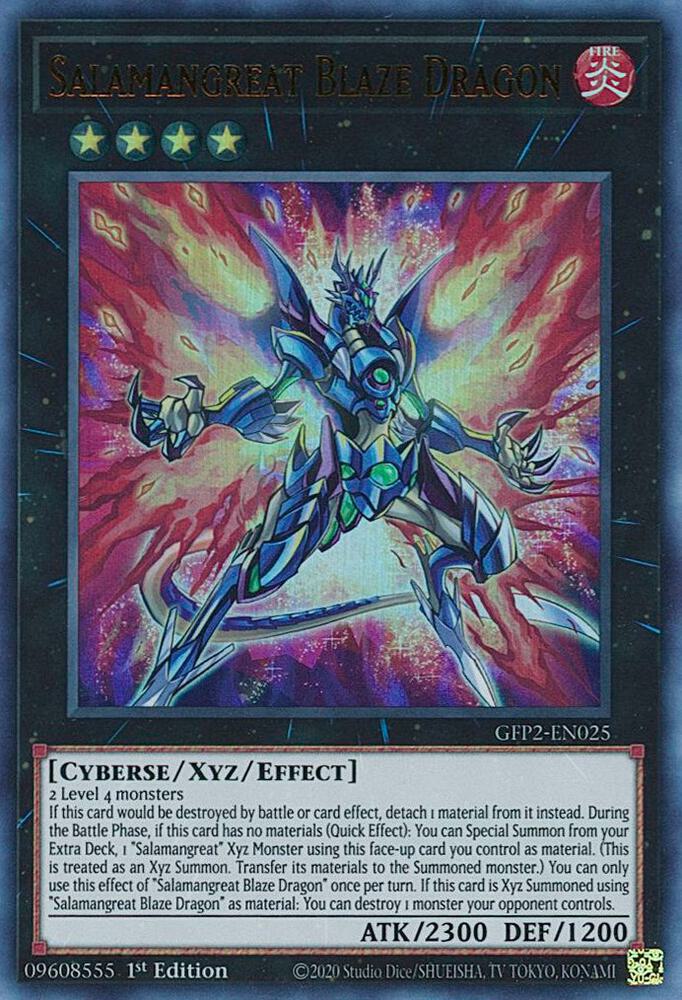 Salamangreat Blaze Dragon GFP2-EN025 (Ghosts From the Past: The 2nd Haunting)  - 1st Edition