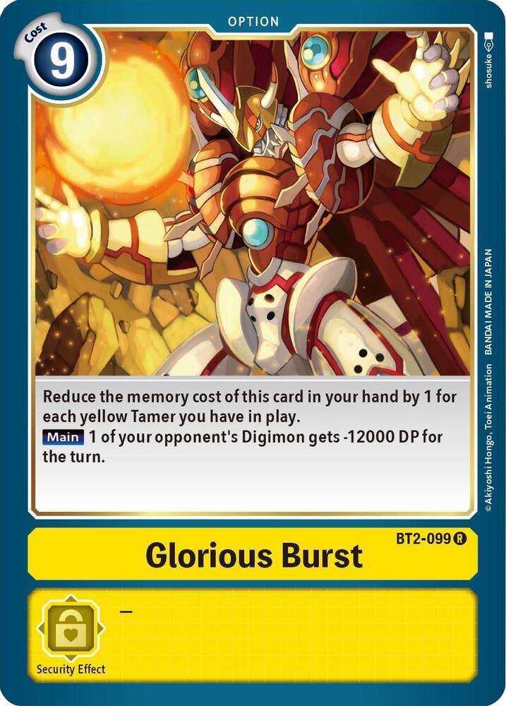 Glorious Burst BT2-099 R (Release Special Booster 1.5) 