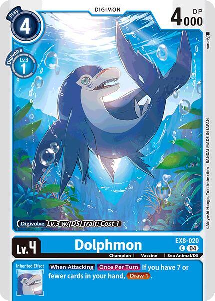 Dolphmon EX8-020 C (Chain of Liberation) 