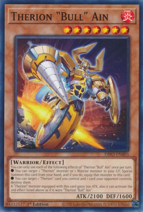 Therion "Bull" Ain DIFO-EN003 (Dimension Force)  - 1st Edition