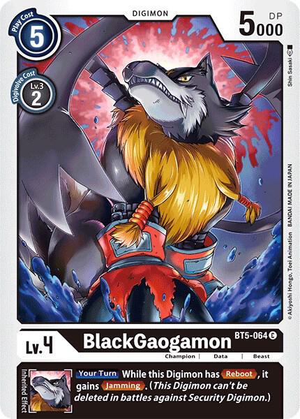 BlackGaogamon BT5-064 C (Battle of Omni) 