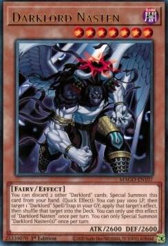 Darklord Nasten MAGO-EN107 (Maximum Gold)  - 1st Edition