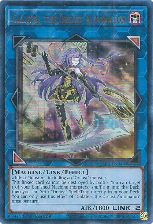 Galatea the Orcust Automaton UR RA03-EN044 (Quarter Century Bonanza)  - 1st Edition