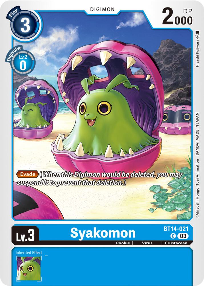 Syakomon BT14-021 C (Blast Ace) 
