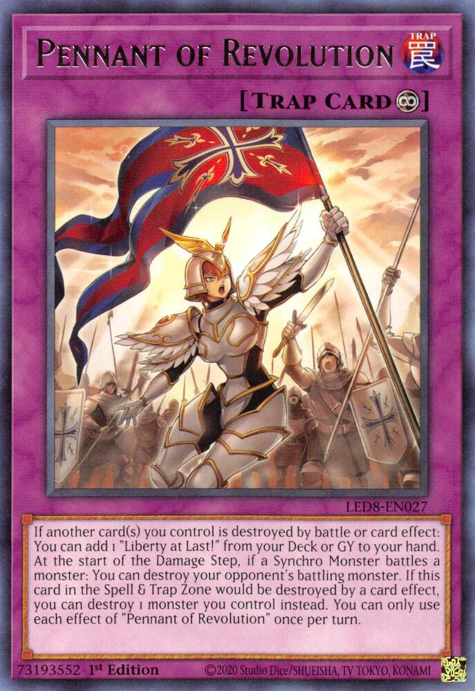 Pennant of Revolution LED8-EN027 (Legendary Duelists: Synchro Storm)  - 1st Edition