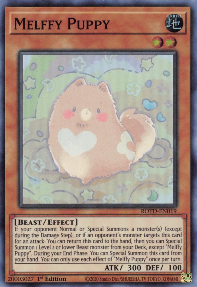 Melffy Puppy ROTD-EN019 (Rise of the Duelist)  - 1st Edition