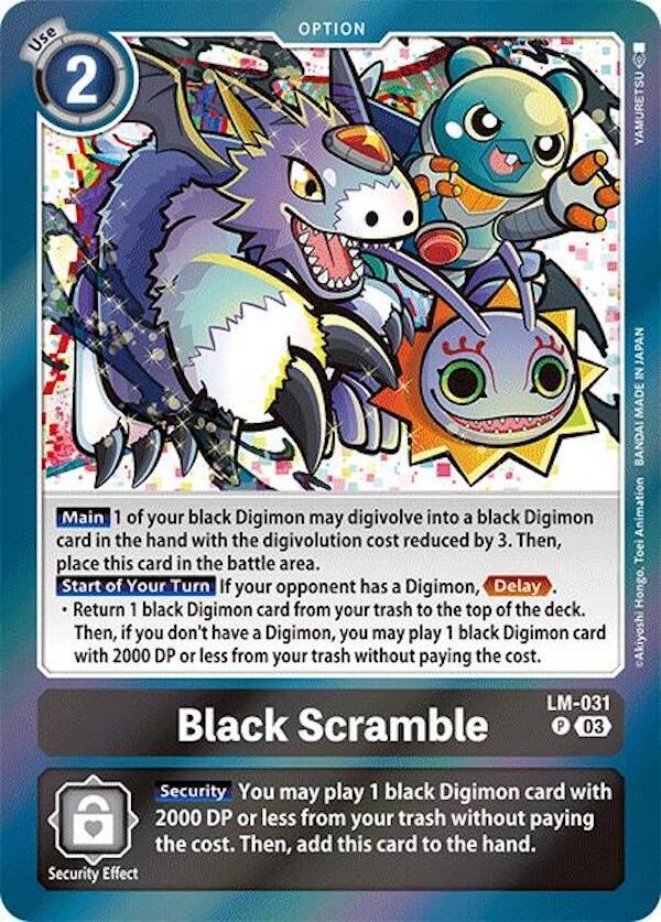 Black Scramble LM-031 P (Special Limited Set)  - Foil