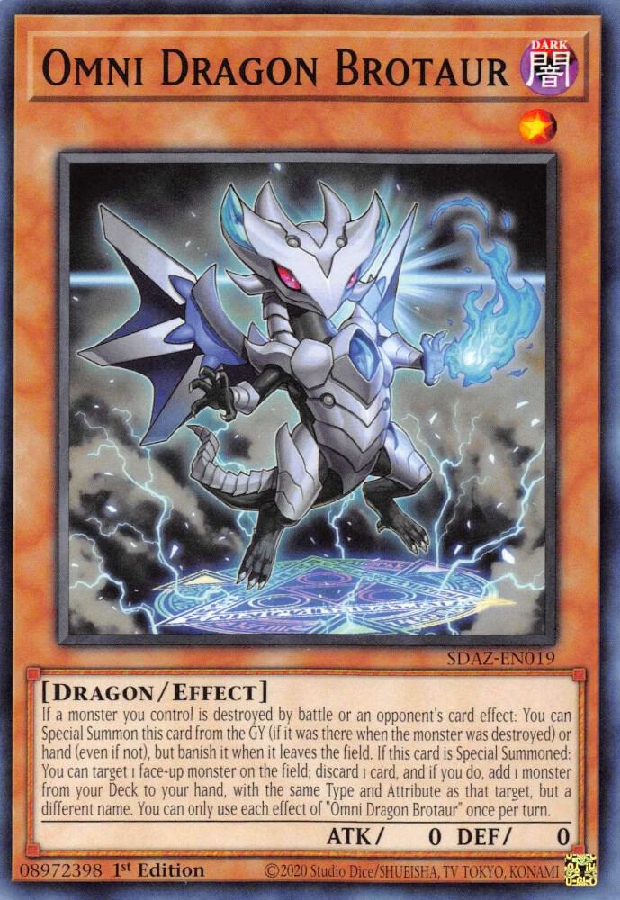Omni Dragon Brotaur SDAZ-EN019 (Structure Deck: Albaz Strike)  - 1st Edition