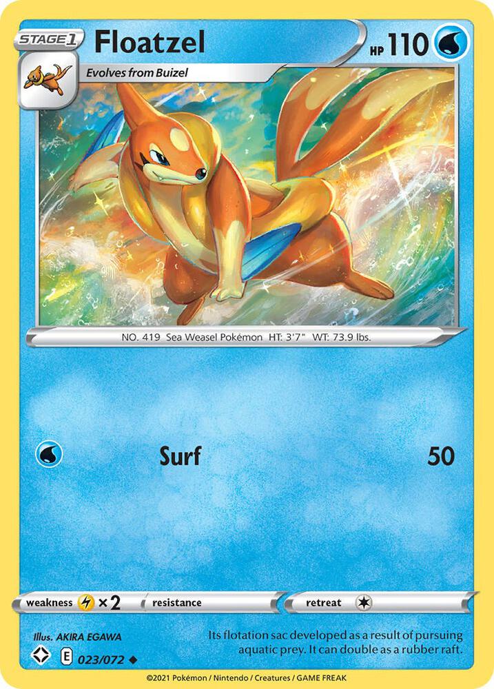 Floatzel 023/072 (Shining Fates) 