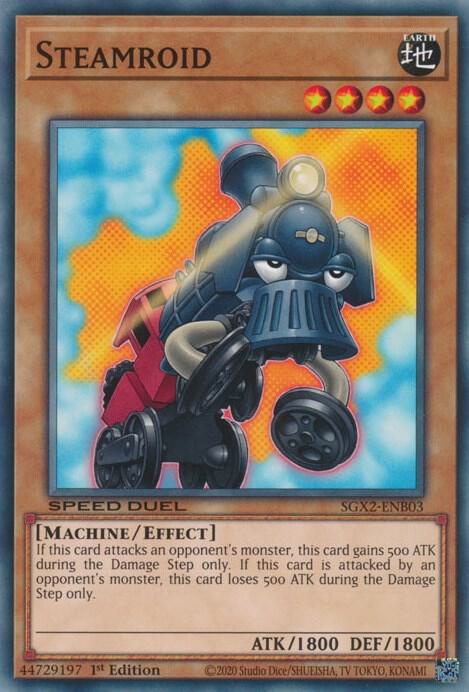 Steamroid SGX2-ENB03 (Speed Duel GX: Midterm Paradox)  - 1st Edition
