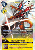 RizeGreymon BT2 038 Premium Pack Set 01 BT2-038 R (Release Special Booster 1.5)  - Foil