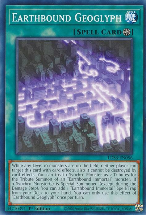 Earthbound Geoglyph LDS3-EN056 (Legendary Duelists: Season 3)  - 1st Edition